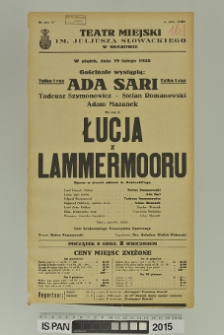 ŁUCJA Z LAMMERMOORU