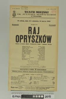 RAJ OPRYSZK&Oacute;W