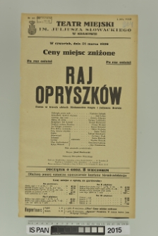 RAJ OPRYSZK&Oacute;W