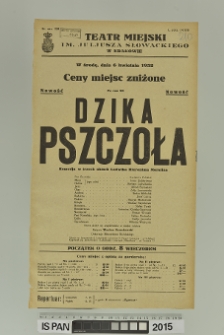 DZIKA PSZCZOŁA
