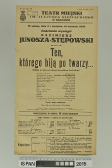 TEN, KTÓREGO BIJĄ PO TWARZY…