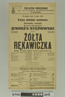 ŻÓŁTA RĘKAWICZKA