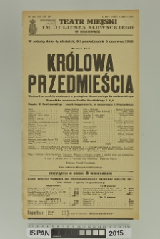 KRÓLOWA PRZEDMIEŚCIA