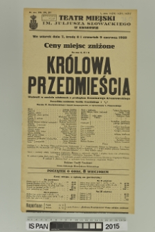 KRÓLOWA PRZEDMIEŚCIA