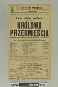 KRÓLOWA PRZEDMIEŚCIA