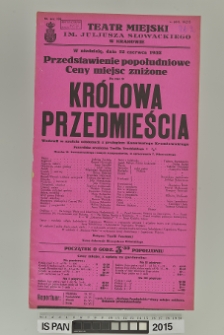 KRÓLOWA PRZEDMIEŚCIA