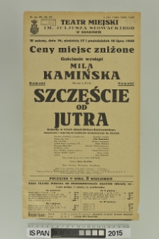 SZCZĘŚCIE OD JUTRA