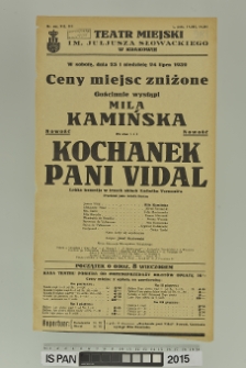 KOCHANEK PANI VIDAL