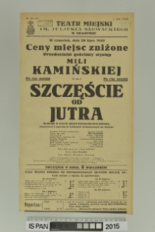 SZCZĘŚCIE OD JUTRA