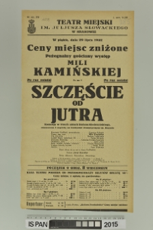 SZCZĘŚCIE OD JUTRA