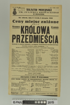 KRÓLOWA PRZEDMIEŚCIA