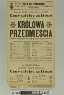 KRÓLOWA PRZEDMIEŚCIA