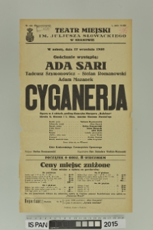CYGANERJA (Cyganeria)