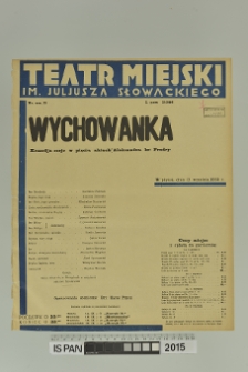 WYCHOWANKA
