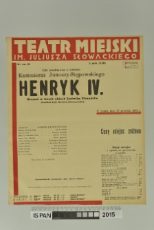 HENRYK IV