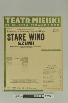 STARE WINO SZUMI