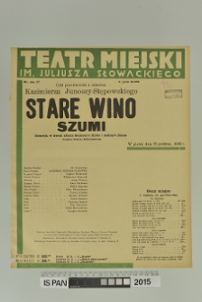 STARE WINO SZUMI