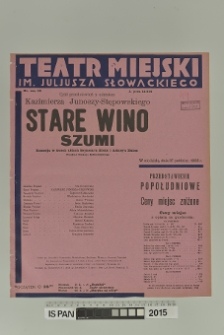 STARE WINO SZUMI