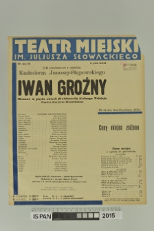 IWAN GROŹNY
