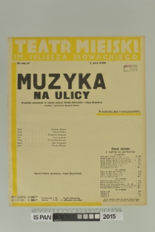 MUZYKA NA ULICY