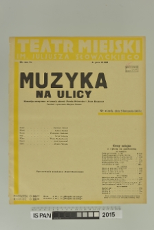 MUZYKA NA ULICY