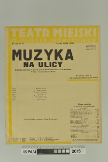 MUZYKA NA ULICY