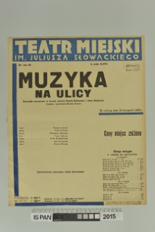 MUZYKA NA ULICY