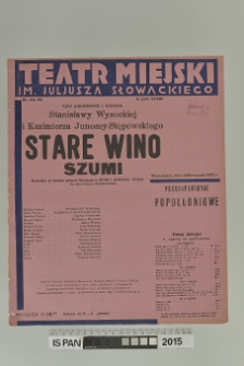 STARE WINO SZUMI