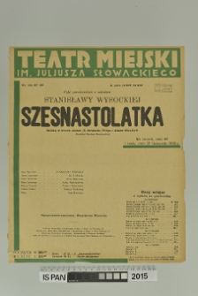 SZESNASTOLATKA