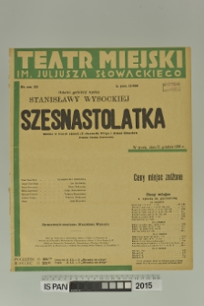 SZESNASTOLATKA