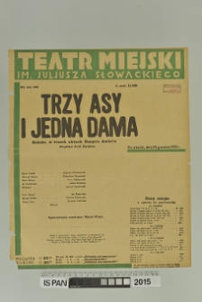 TRZY ASY I JEDNA DAMA