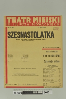 SZESNASTOLATKA