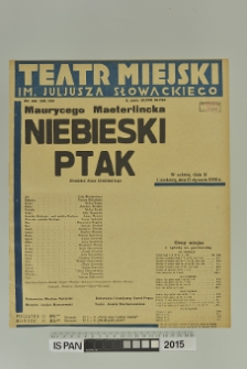 NIEBIESKI PTAK