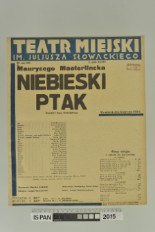 NIEBIESKI PTAK