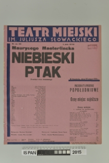 NIEBIESKI PTAK