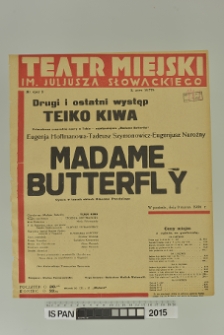 MADAME BUTTERFLY