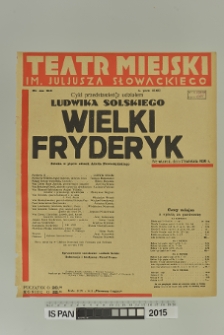 WIELKI FRYDERYK