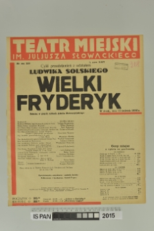 WIELKI FRYDERYK