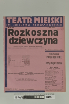 ROZKOSZNA DZIEWCZYNA