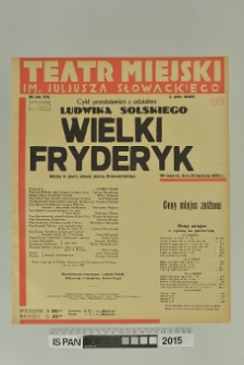 WIELKI FRYDERYK