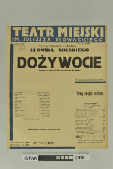DOŻYWOCIE
