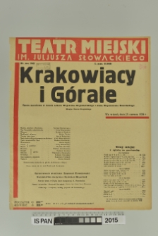 KRAKOWIACY I GÓRALE