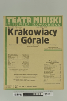 KRAKOWIACY I GÓRALE