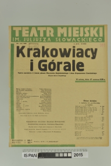 KRAKOWIACY I GÓRALE