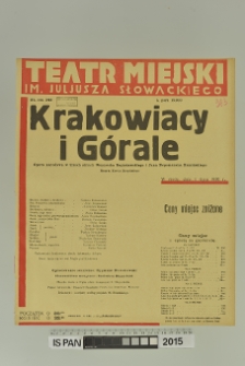 KRAKOWIACY I GÓRALE