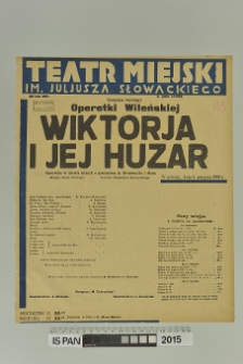 WIKTORJA I JEJ HUZAR