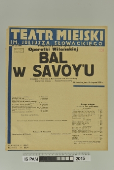 BAL W SAVOY'U