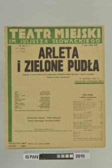 ARLETA I ZIELONE PUDŁA