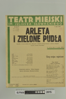 ARLETA I ZIELONE PUDŁA