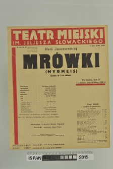 MRÓWKI ( myrmeis )